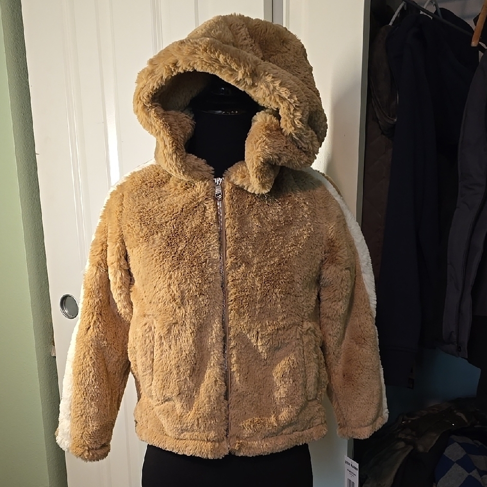 Cozy Tan Kids Jacket